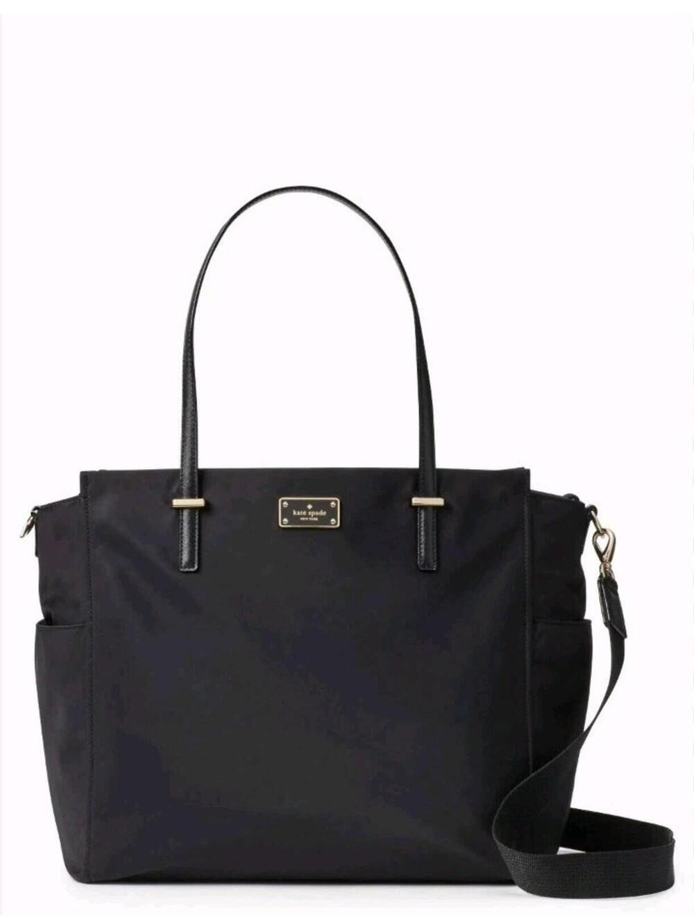 Kate Spade New York  Kaylie Baby Bag Diaper Bag Black + Changing Pad NWT